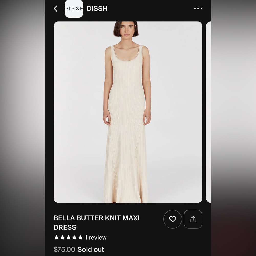 DISSH Bella Butter Knit Dress